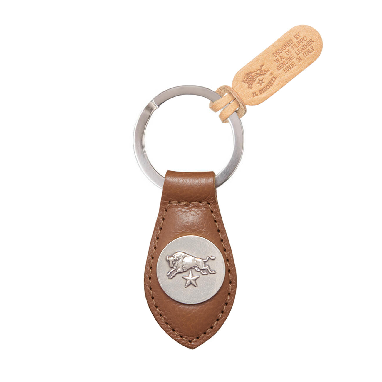 ★新品未使用　IL BISONTE キーホルダー ターコイズブルー IL BISONTE / ORIGINAL LEATHER / キーホルダー（キーホルダー